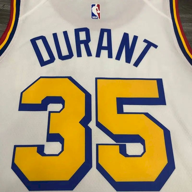 Camisa Kevin Durant Masculina Branca Versão Jogador – Edição Clássica San Francisco