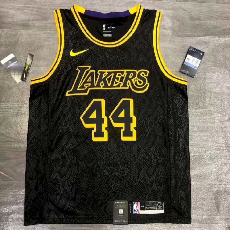Camisa masculina Earvin Johnson Black Mamba versão jogador