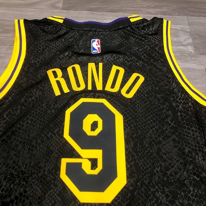 Rajon Rondo Black Mamba Men’s Player Version Jersey