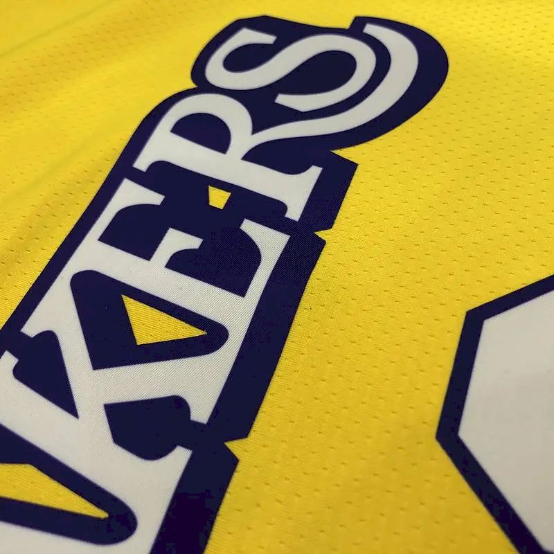 Men’s LeBron James 2020-21 Yellow Player Version Jersey – City Edition