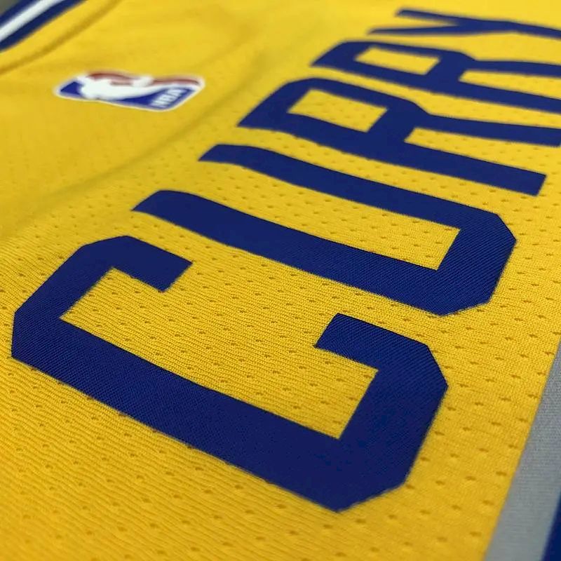 Camisa Masculina Stephen Curry Amarela Versão Jogador – Edição Clássica