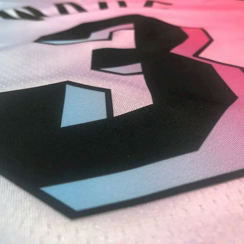 Men’s Dwyane Wade 2020-21 Pink Swingman Player Version Jersey – City Edition