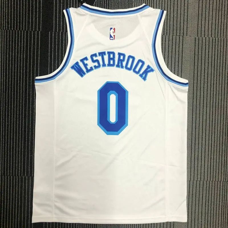 Men’s Russell Westbrook Royal Retro Classics 2020-21 Swingman Player Version Jersey – Classic Edition