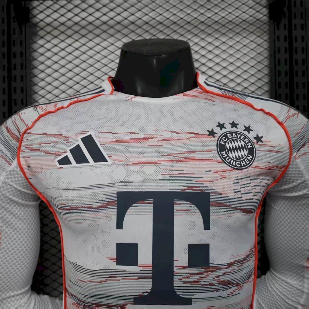 Bayern Munich 2025/26 Away Long Sleeves Jersey Player Version