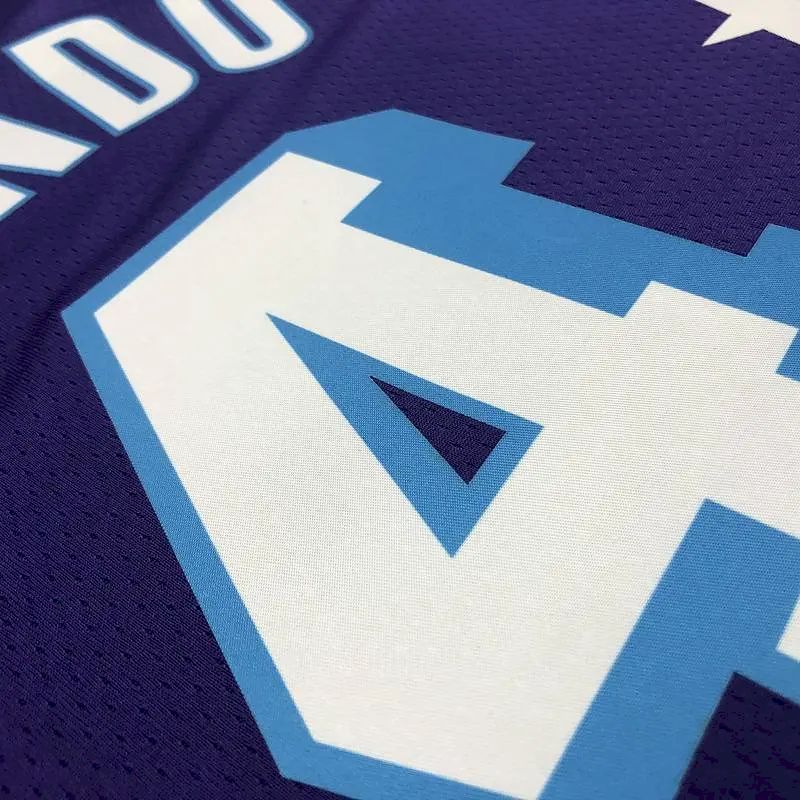 Camisa masculina Rajon Rondo roxa – Edição City comemorativa do 75º aniversário