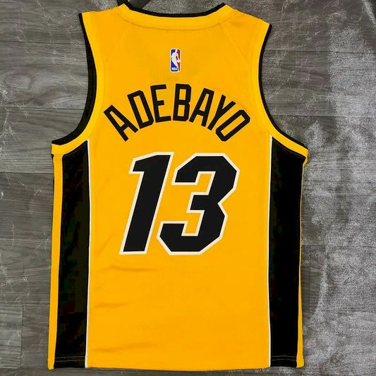 Men’s Bam Adebayo Gold 2020-21 Swingman Player Version Jersey – Earned Edition
