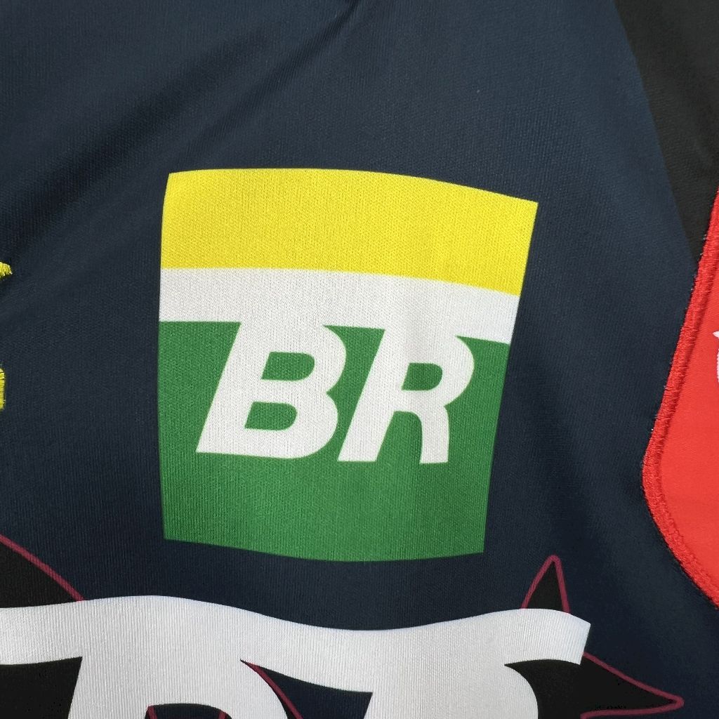 Camisa de goleiro retrô manga comprida do Flamengo 1998