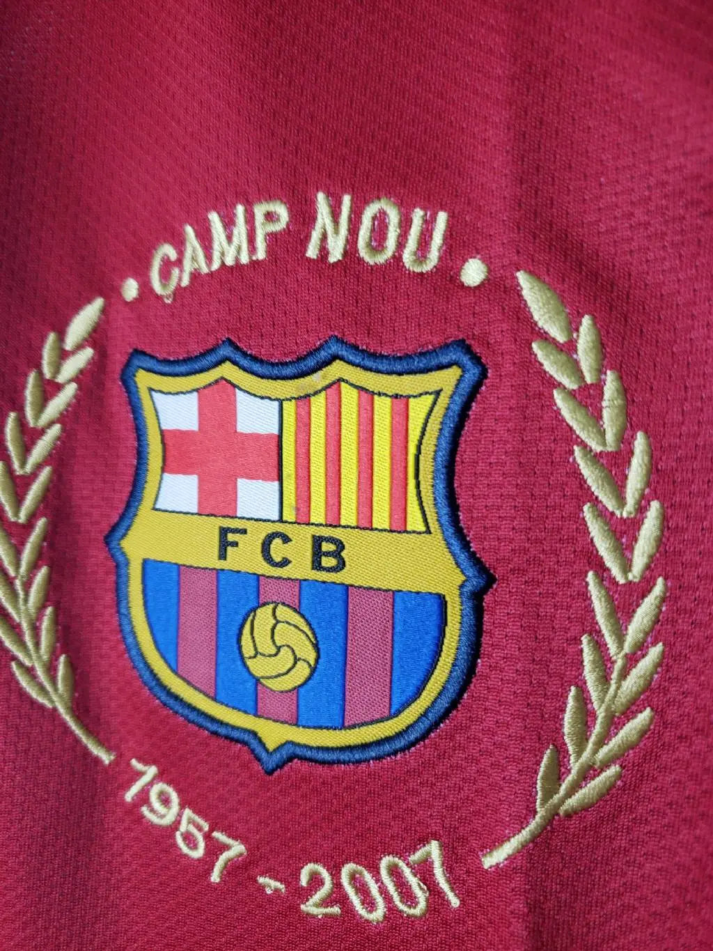 Barcelona 2007/08 Home Long Sleeves Retro Jersey