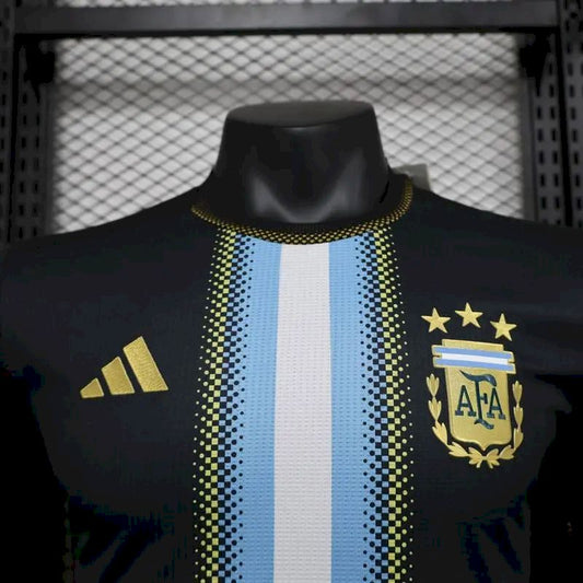 Camisa Argentina Edição Especial 2023/24 Versão Jogador Preta
