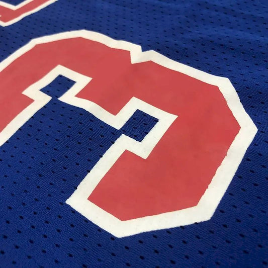 Camisa de jogador azul masculina Allen Iverson – Edição retrô