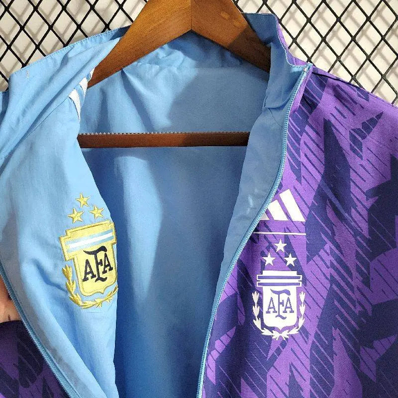 Argentina 2023 Jaqueta Corta-vento Dupla Face