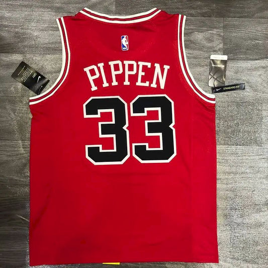 Camisa Scottie Pippen Masculina Vermelha Versão Jogador – Edição Clássica