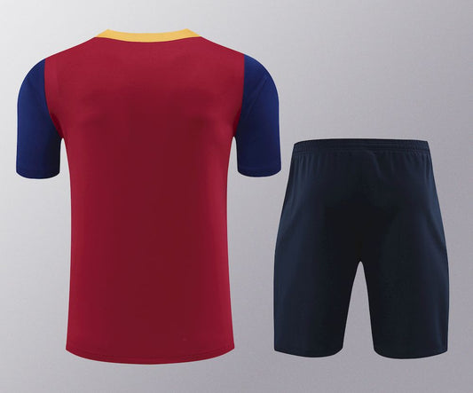 Camisa de treino adulto Barcelona 2023/24 + short 418
