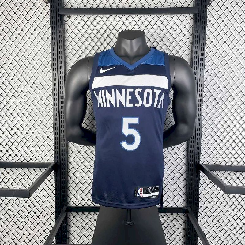 Camisa masculina Anthony Edwards da seleção visitante 2023
