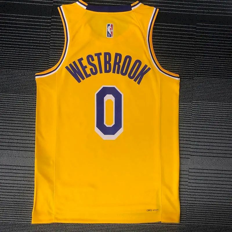 Camisa amarela masculina Nick Young Team – Edição de 75º aniversário