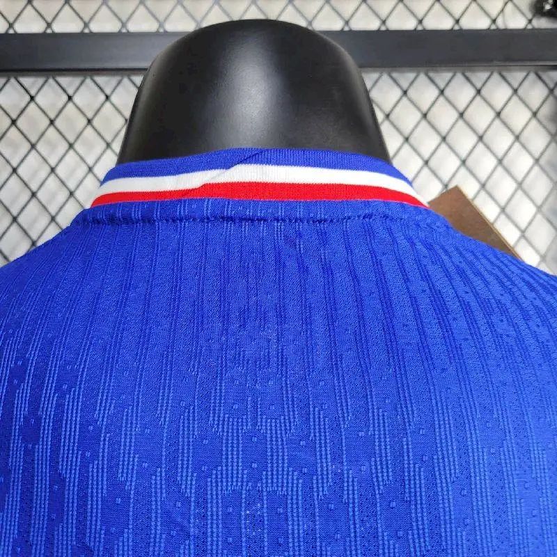 Camisa França 2024/25 Euro Home Manga Longa Versão Jogador