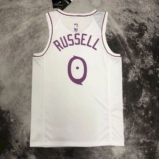 Camisa masculina D'Angelo Russell branca da equipe