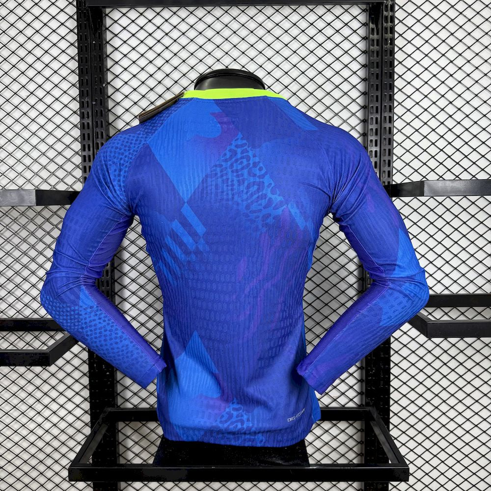 Camisa Brasil 2025/26 Away Manga Longa Versão Jogador