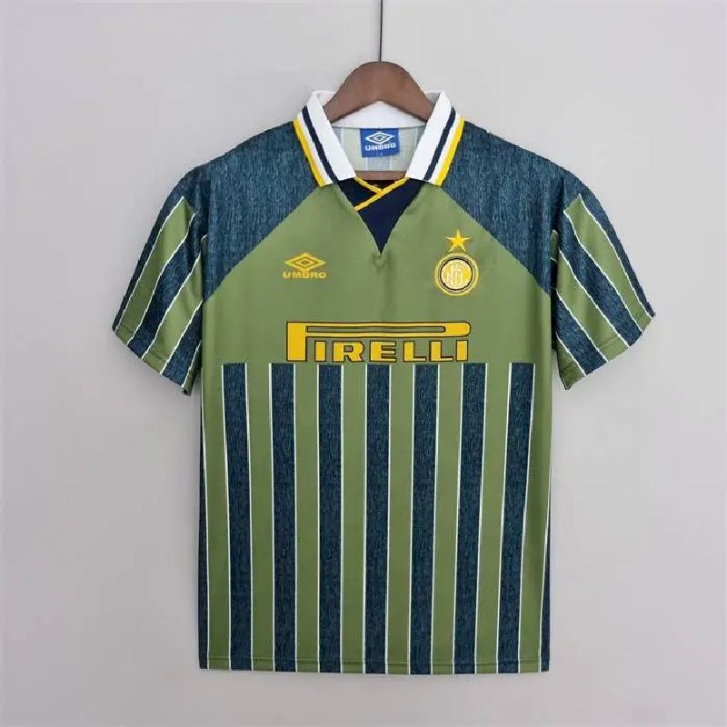 Camisa retrô reserva do Inter de Milão 1995/96