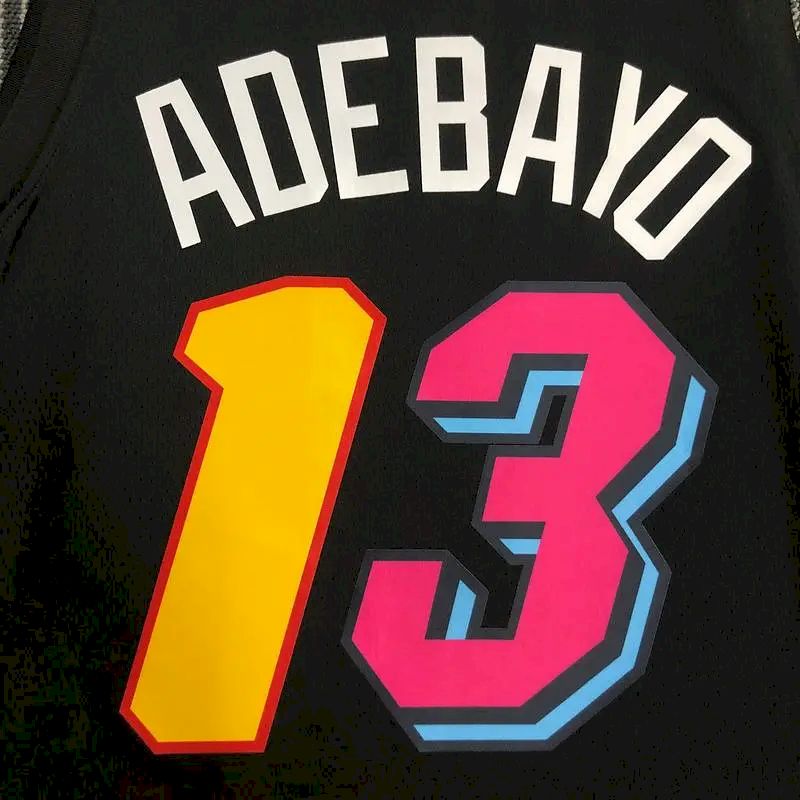 Men’s Bam Adebayo Black 2021-22 Swingman Team Jersey – City Edition