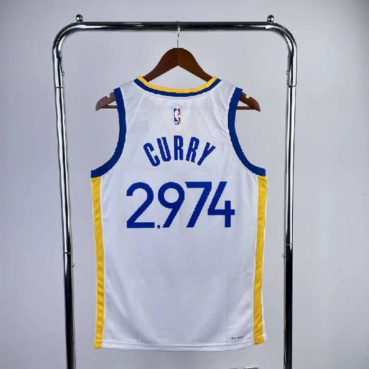 Camisa branca masculina Stephen Curry Team