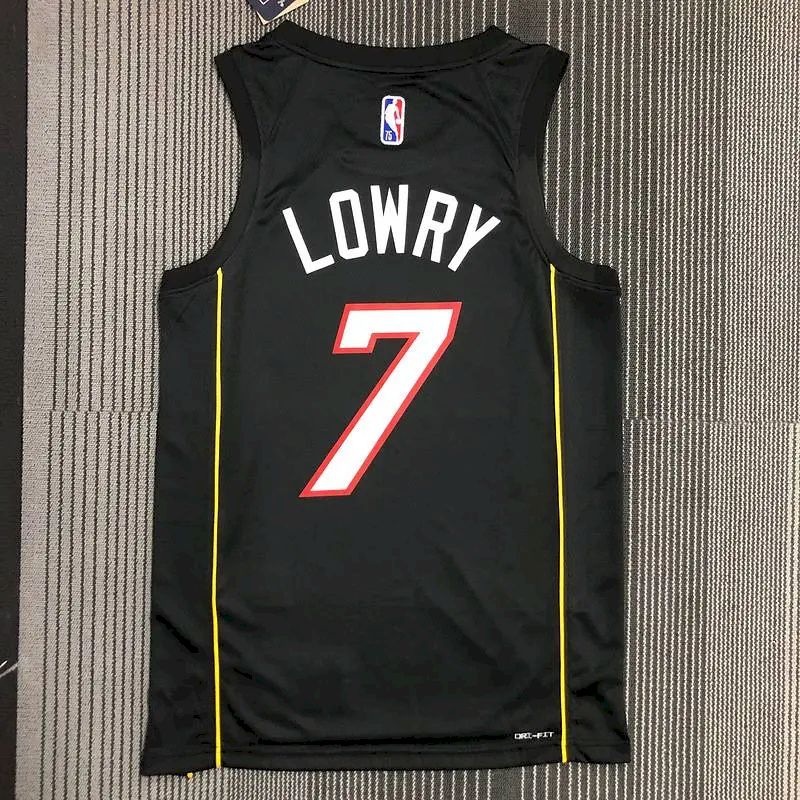 Camisa preta masculina Kyle Lowry Team – Edição City do 75º aniversário
