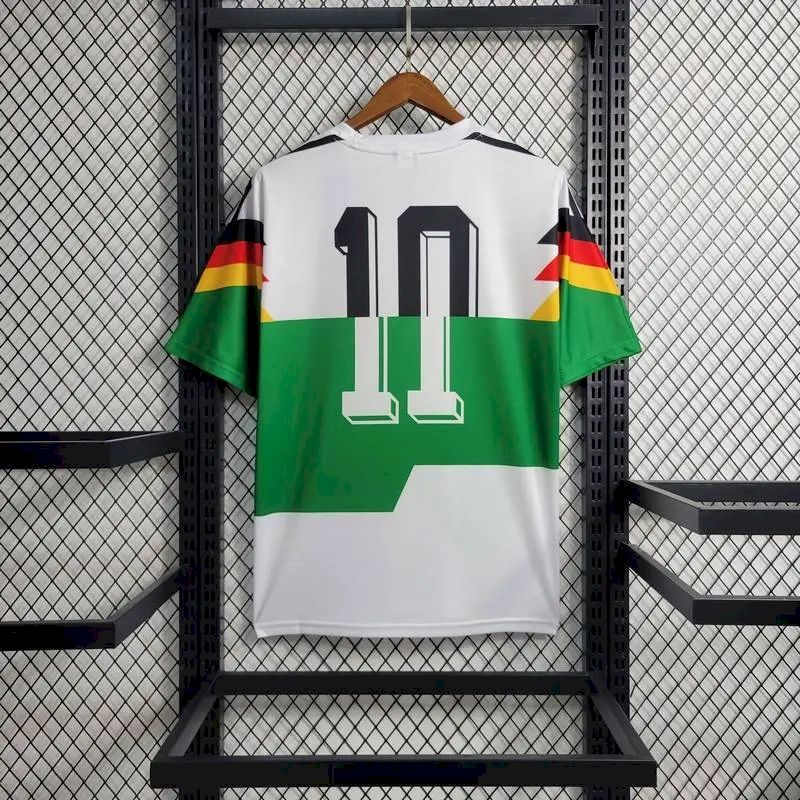 Camisa retrô da Alemanha para a Copa do Mundo de 1990
