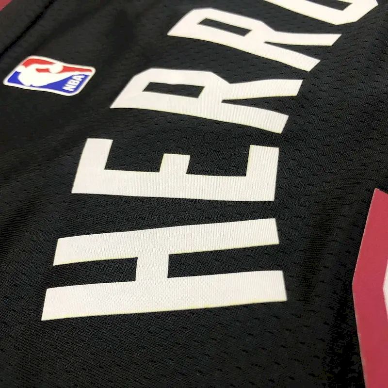 Men’s Tyler Herro 2020-21 Black Swingman Player Version Jersey – Icon Edition