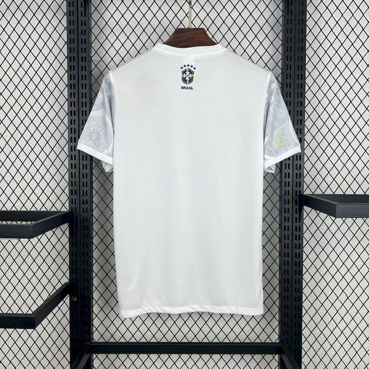 Men's Brazil 2024/25 White Jersey