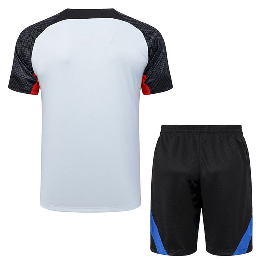 Camisa de treino adulto Barcelona 2023/24 + short 815