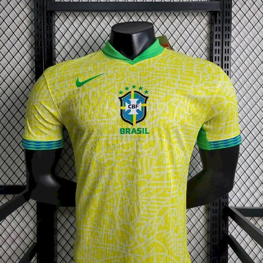 Men's Brazil 2024/25 Home Jersey Player Version