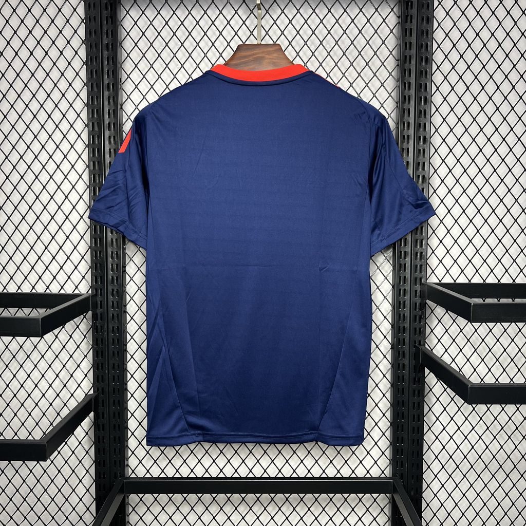 Men's Manchester United 2024/25 Dark blue Pre-Match Jersey