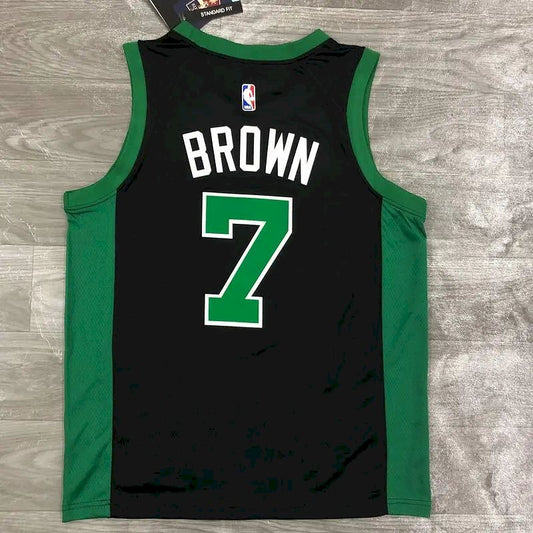 Camisa masculina Jaylen Brown Swingman Player Version 2020-21 – Edição Statement