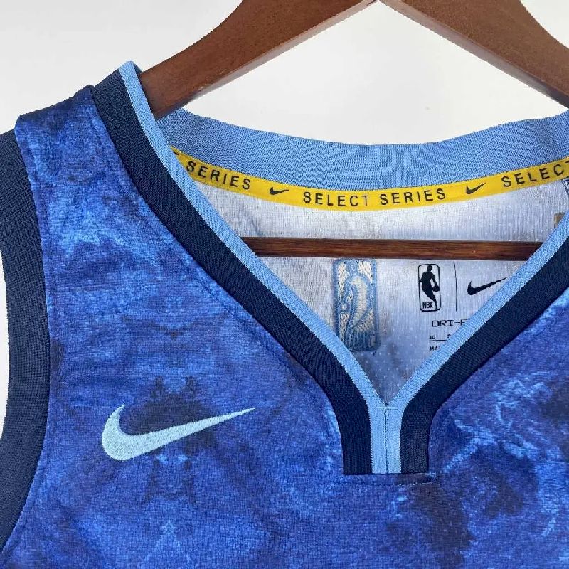 Camisa azul masculina Stephen Curry 2024