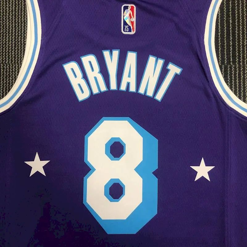 Men’s Kobe Bryant Purple Team Jersey – 75th Anniversary City Edition