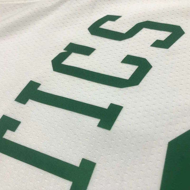 Camisa Jayson Tatum Masculina Branca 2021-22 75º Aniversário – Edição Clássica