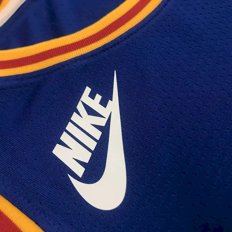 Stephen Curry Men’s Blue 2021-22 75th Anniversary Jersey – Classic Edition
