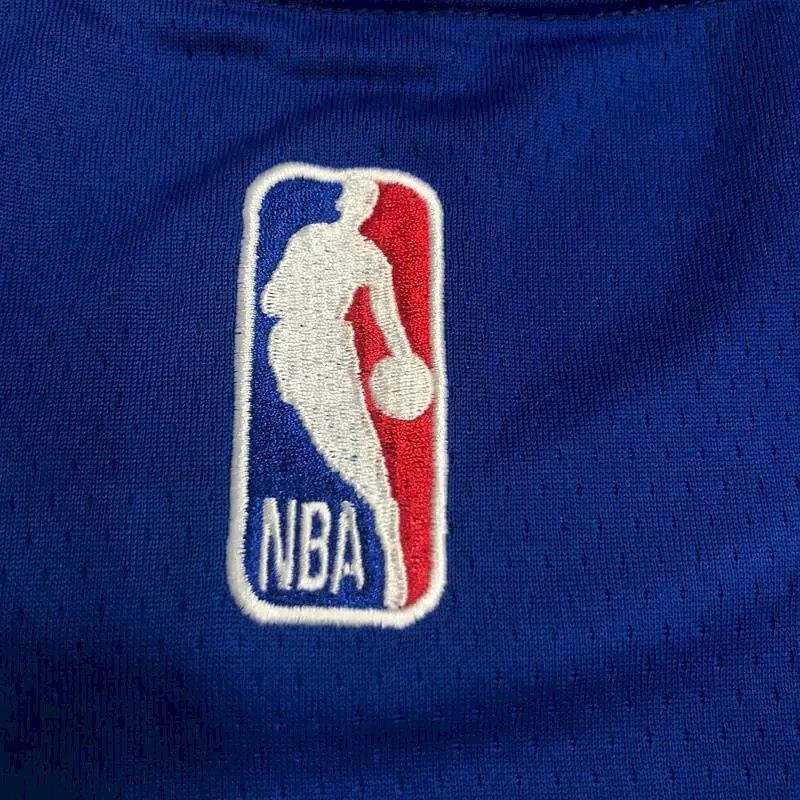 Camisa Stephen Curry Azul Masculina - Edição Clássica do 75º Aniversário