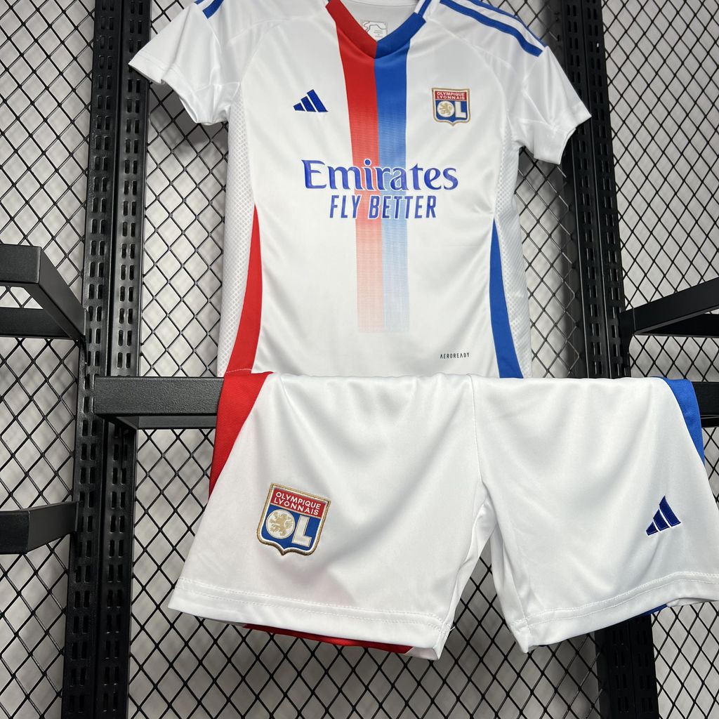 Olympique Lyonnais 2024/25 Home Kids Kit