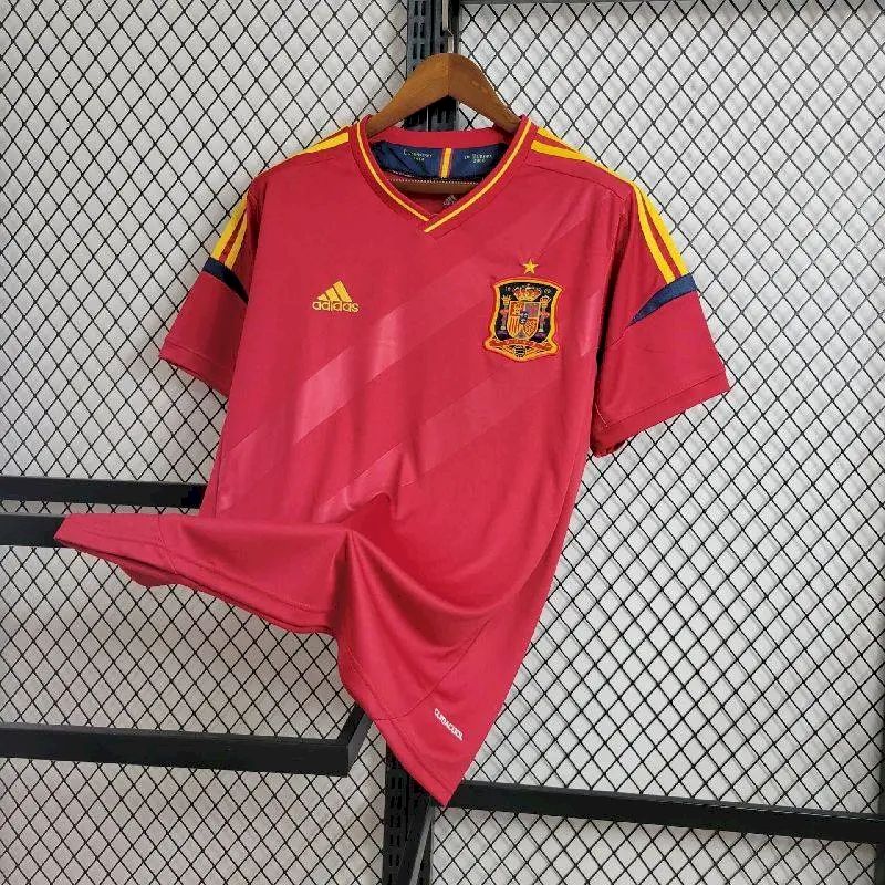 Camisa retrô da Espanha 2012