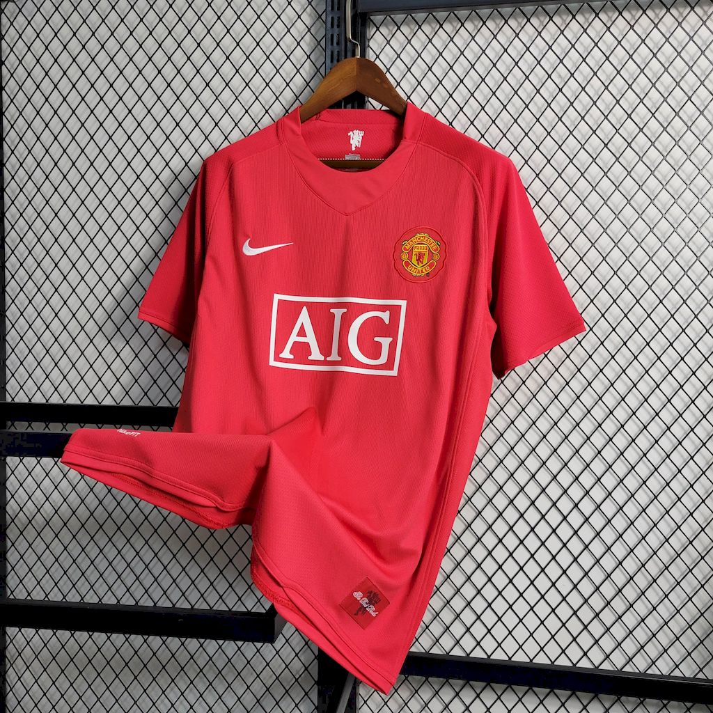 Camisa retrô do Manchester United 2007/08