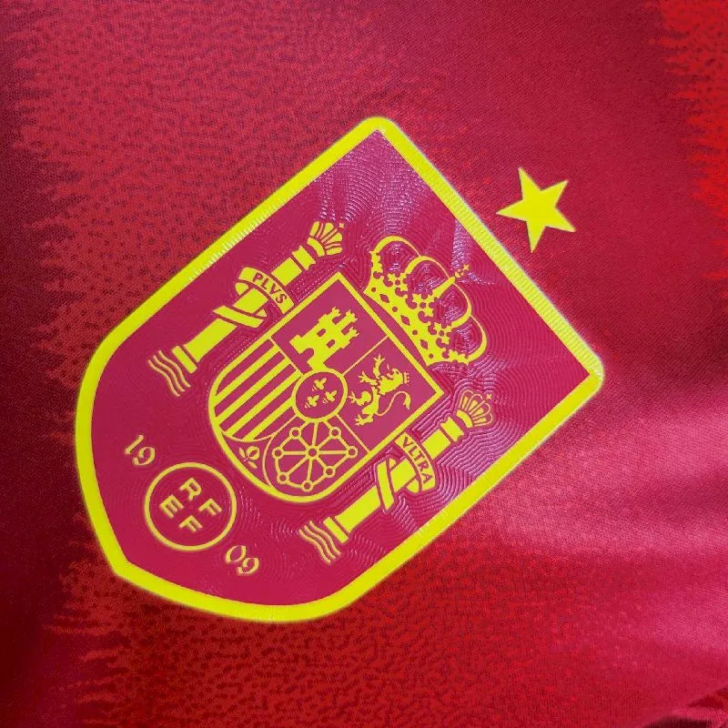 Spain 2024/25 Euro Home Jersey Player Version