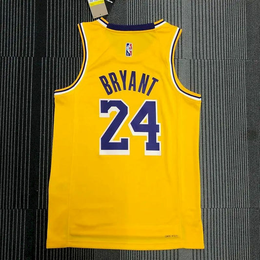 Camisa amarela masculina Kobe Bryant – Edição de 75º aniversário