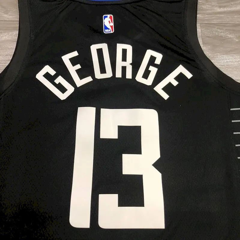Paul George Men’s Black Player Version Jersey - City Edition