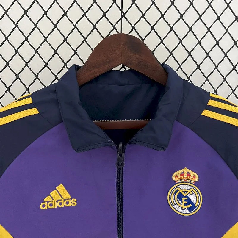Corta-vento dupla face Real Madrid 2023-24