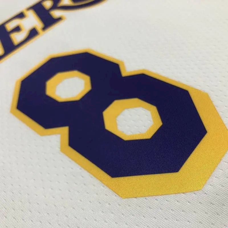 Camisa branca masculina Kobe Bryant Team – Edição de 75º aniversário