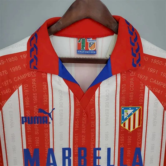 Camisa retrô do Atlético de Madrid 1995/96