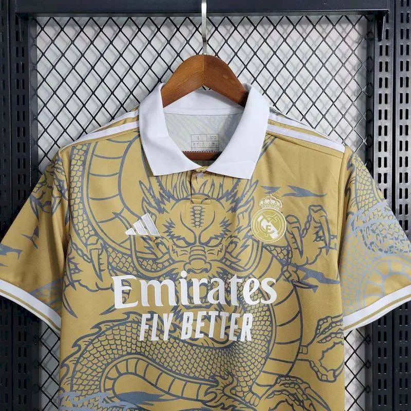 Real Madrid 2023/24 Yellow Dragon Special Edition Jersey