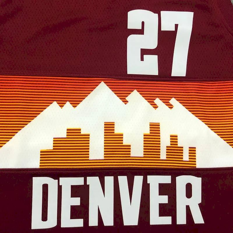 Men’s Jamal Murray Red 2020-21 Swingman Player Version Jersey – City Edition