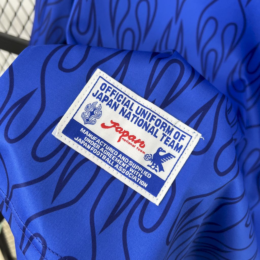 Camisa retrô de mangas compridas da seleção japonesa de 1998